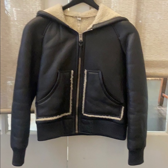 Coach Jackets & Blazers - Coach Shearling Leather Jacket Coat